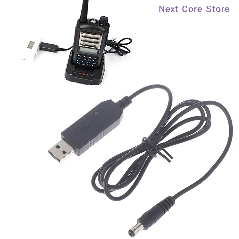 [NC]Black Talkie USB Charging Cable For UV-5R UV-82 BF-F8HP UV-82HP Charger Base[NC]