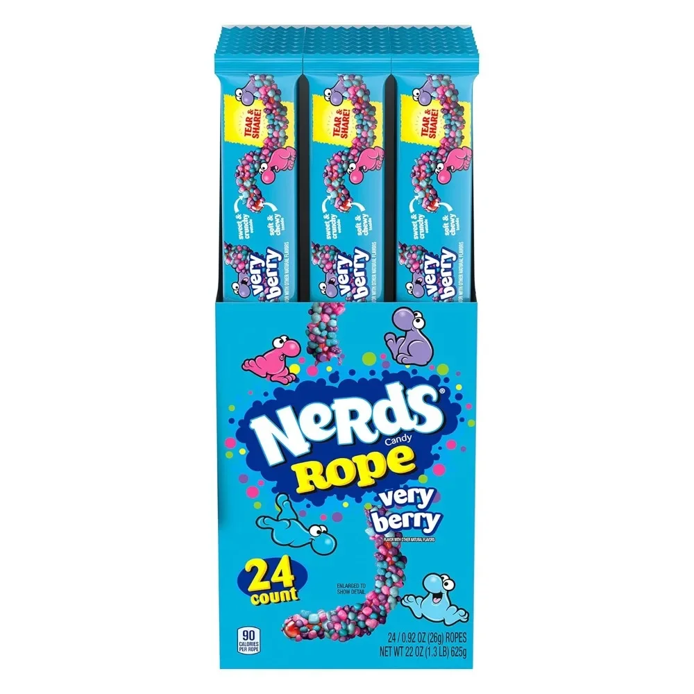 

Жевательные конфеты Very Berry Gummy Ropes, 24 штуки в упаковке