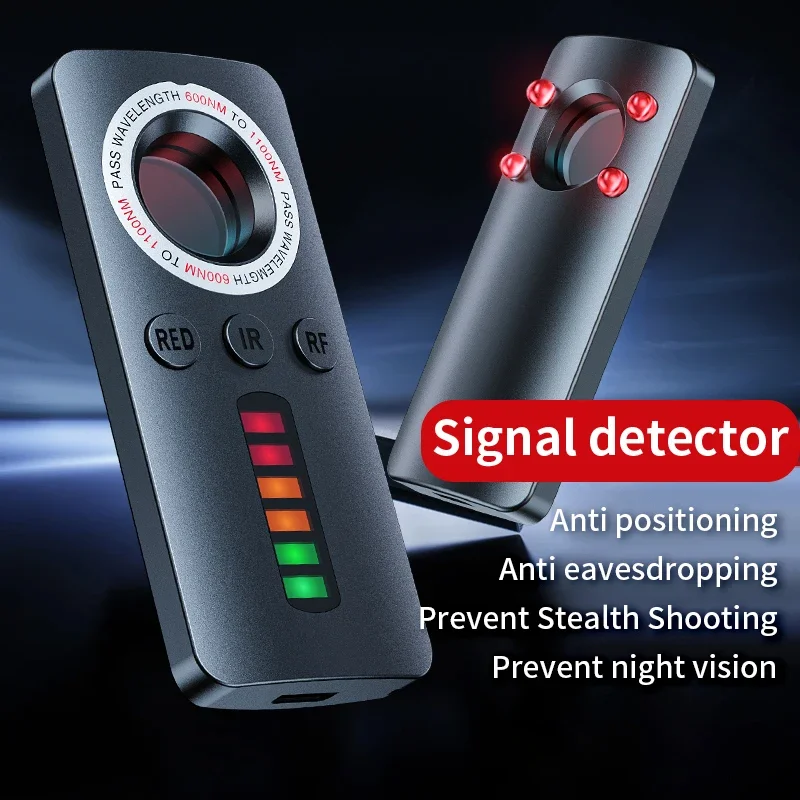 Hidden Camera Detector Privacy Protection Spy Gadget Things Professional Infrared Camera Spy Wireless Spy Camera Search Device