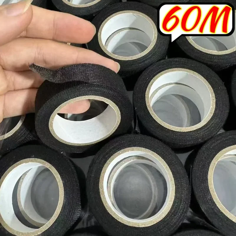 Electrical Tape Heat Resistant Harness Tape Insulation Automotive Fabric Cloth Tape Waterproof Noise Resistance Adhesives Sealer