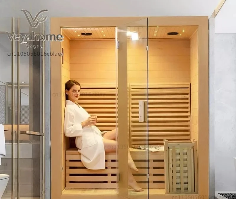 Bangyue Steam Room Wet Steam Room Steam Sauna Room Bath Box Single Double Sweating Finnish Bath Sauna Household