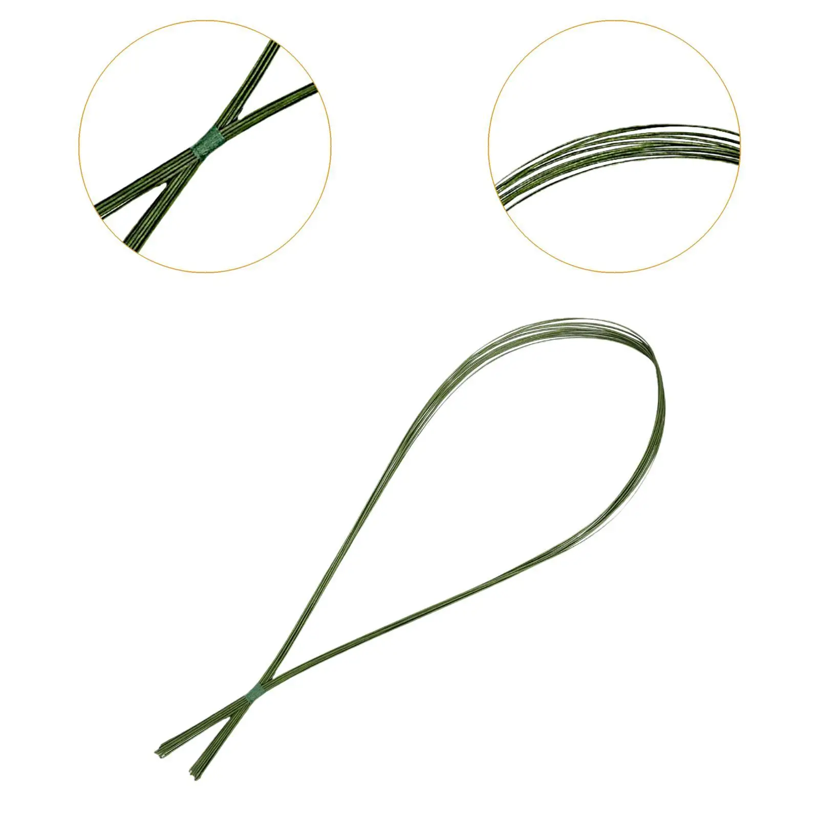 Fio floral florista fio de ferro comprimento 39,37 polegadas, fácil de dobrar, para envoltório de haste de buquê, kit de arranjo floral profissional resistente