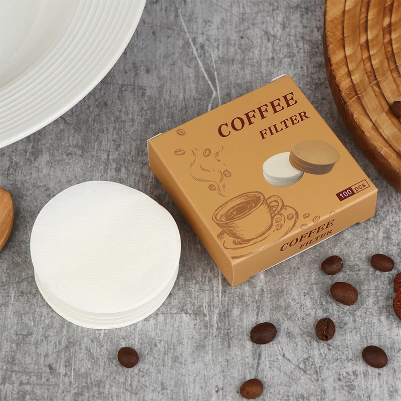 100Pcs Coffee Filter Paper Espresso Paper Filters 54/56/60/62/64/68MM Puck Screen For Portafilter Machine Tools