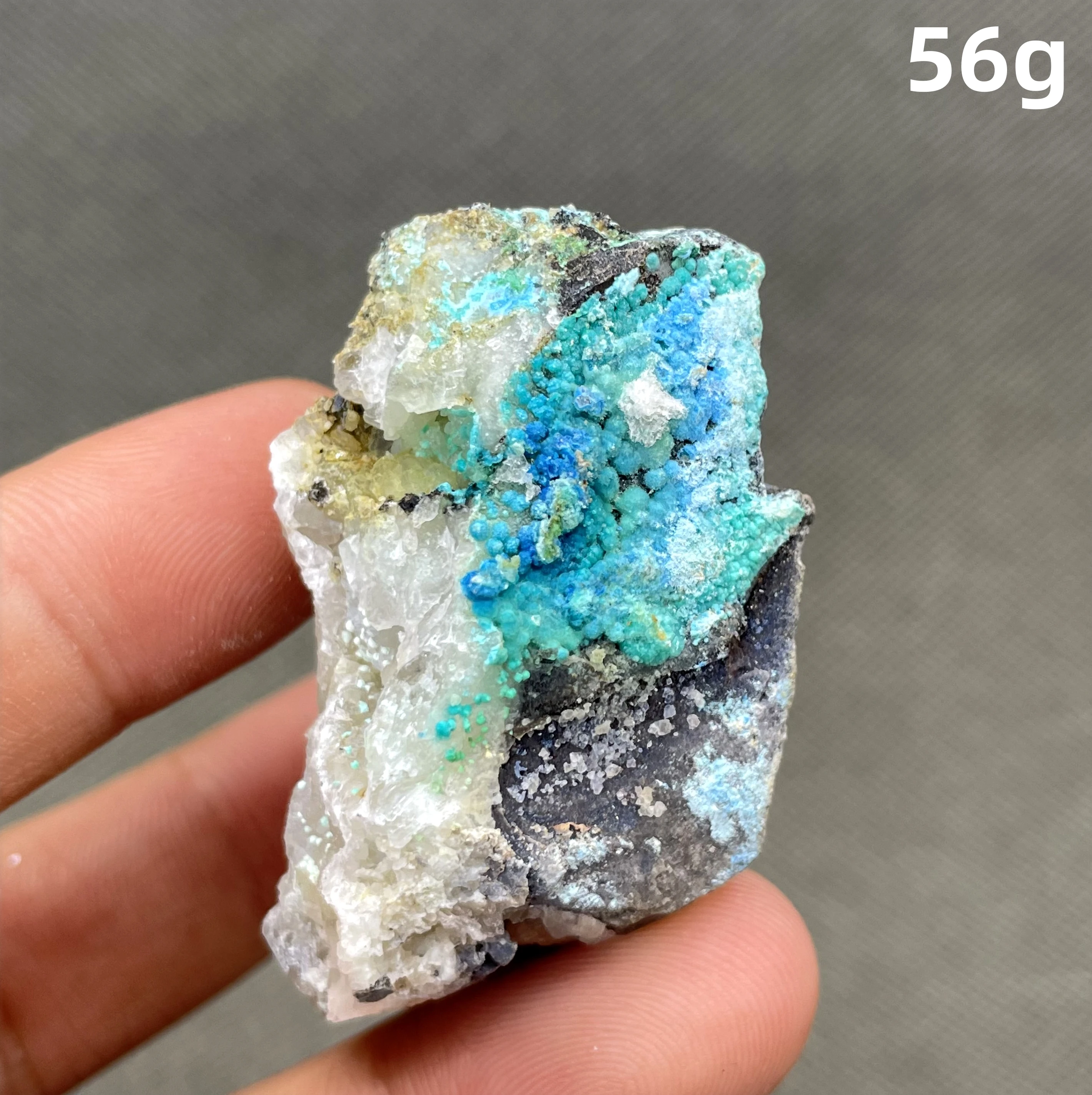 BEST! 100% přirozený cyanotrichite minerální specimens kameny a krystalů hojení krystalů z Čína