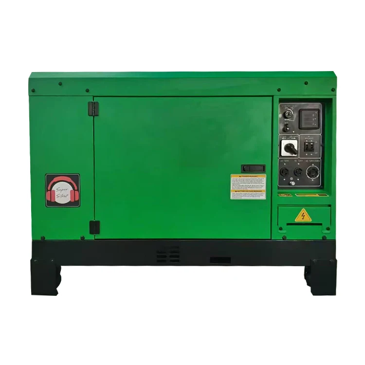 New Arrival Best Seller Silent Double Cylinder Electric Start Generator Set Factory Low Price Land Use Industrial Generator Unit