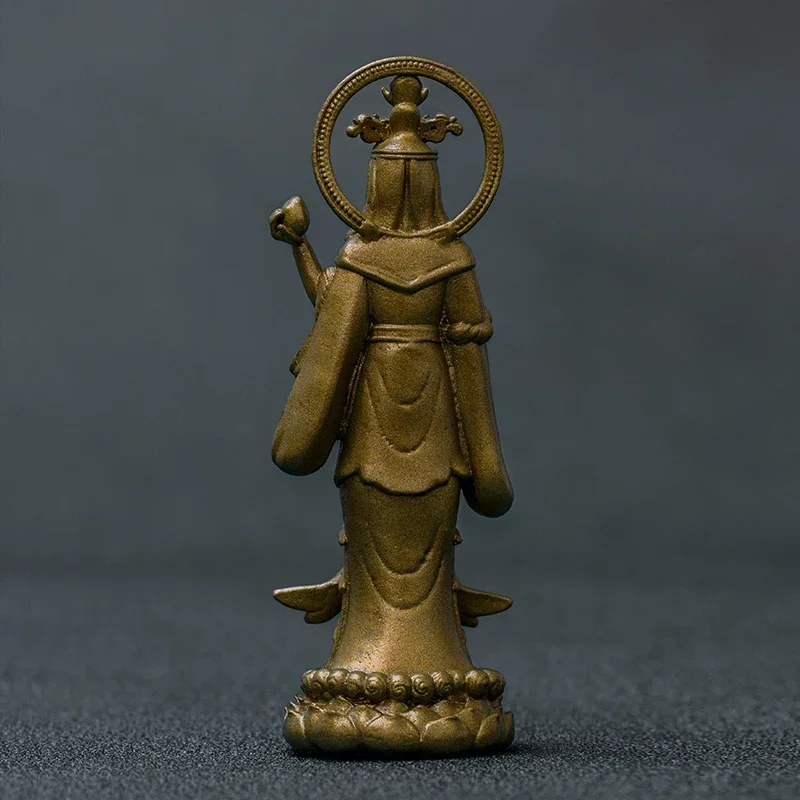 Great Auspicious Heavenly Maiden Buddha Statue Ornament brass Palden Lhamo carrying Buddha decoration