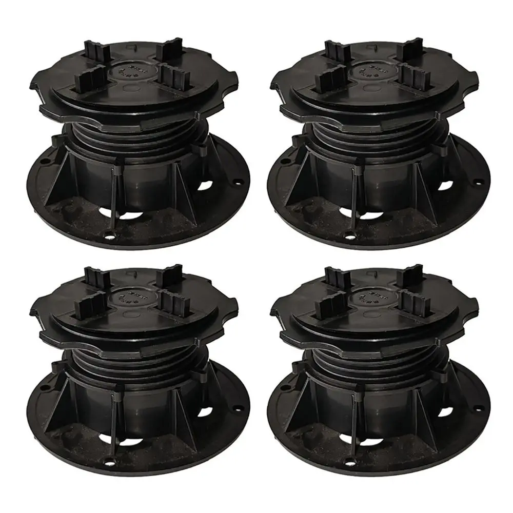 1/2Pcs Height Adjustable Decking Support Pedestal Set Slab Bearing Eliminate Slope Difference Deck Support Base Terrace Bearing