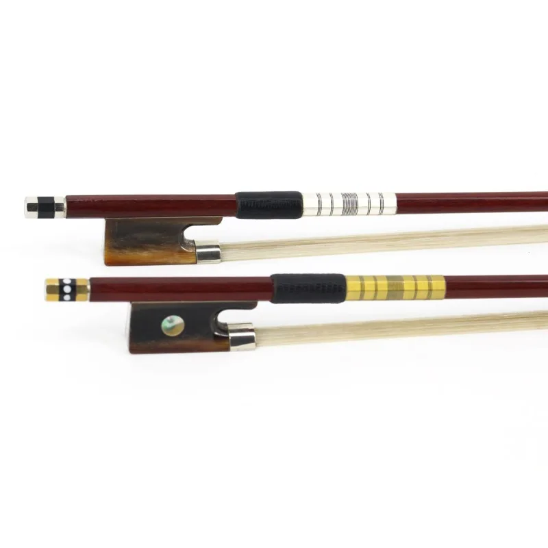 

Horn green sandalwood violin bow, high-quality violin bow, pure ponytail