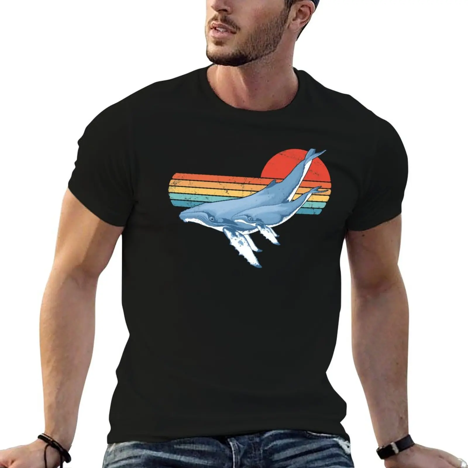 

Humpback whales T-Shirt cotton t shirts man 100% man t shirt heavy cotton t shirt for man T-Shirt
