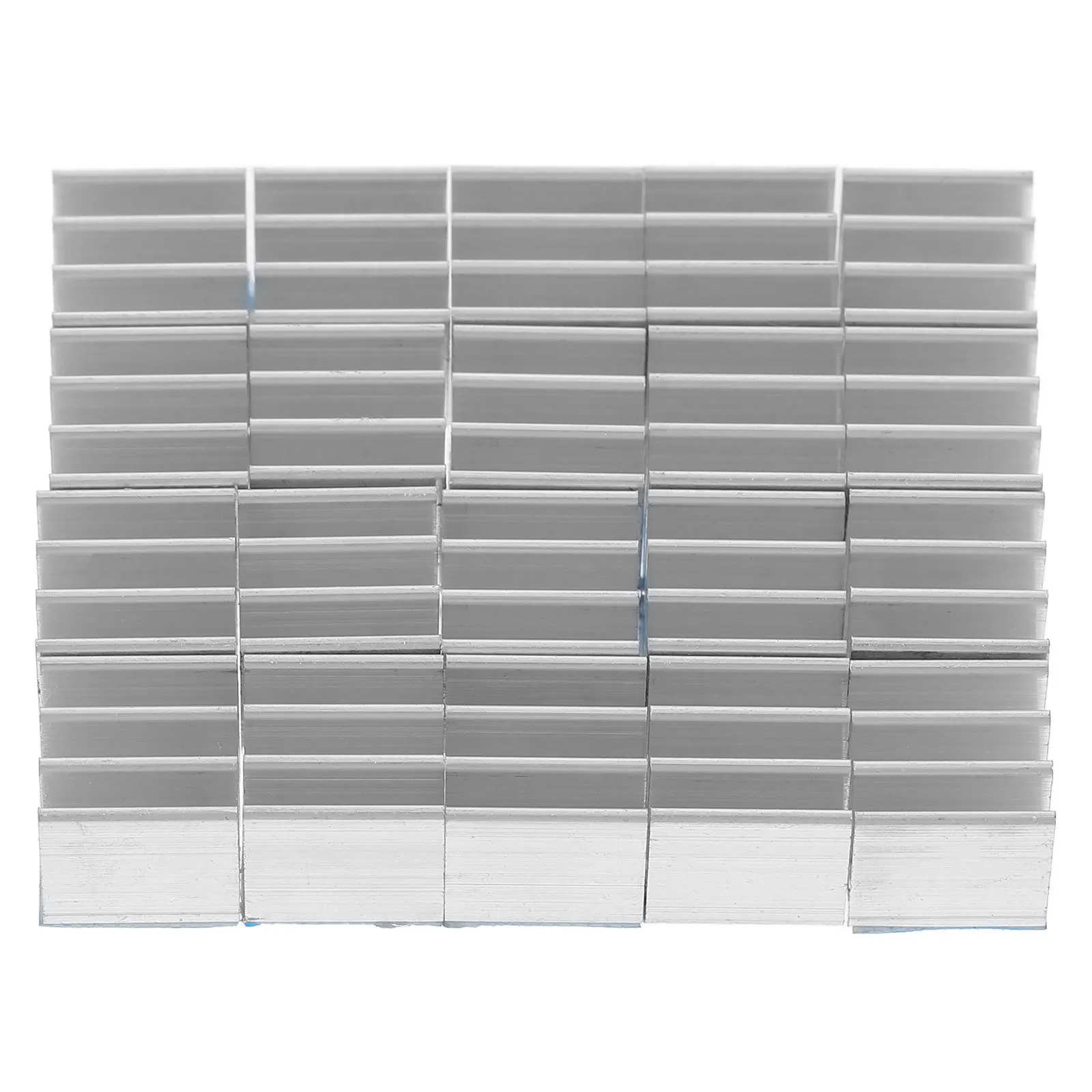 

20Pcs Adhesive Aluminum Heatsink Cooling Fin Block Adapter Sink Cooler Fin Replacement for DIY Electronic Devices