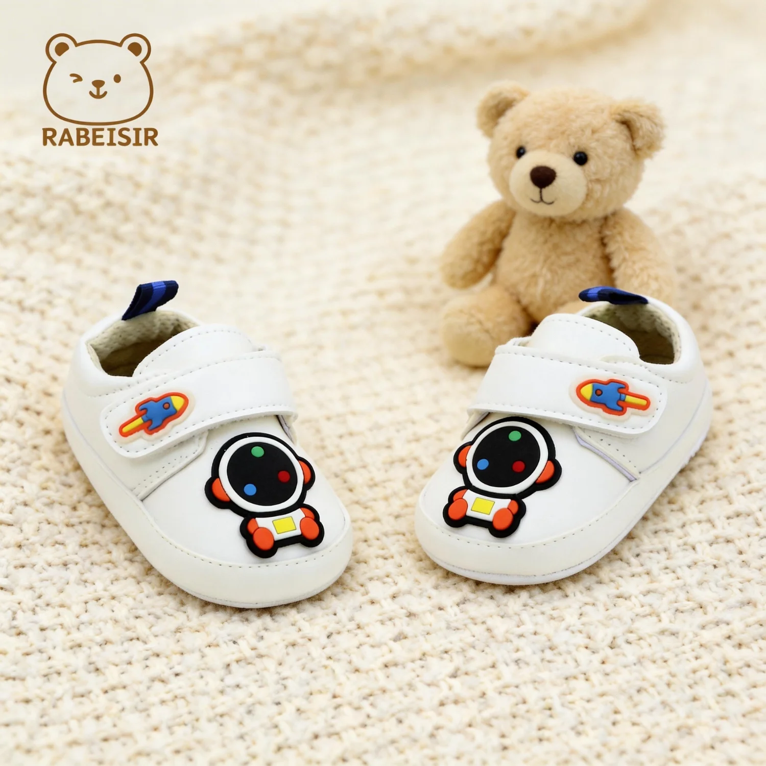 Babyschuhe für Kleinkinder, Baby-Sneaker im Astronauten-Weltraum-Design, leicht und rutschfest, geeignet für den täglichen Gebrauch und den Urlaub