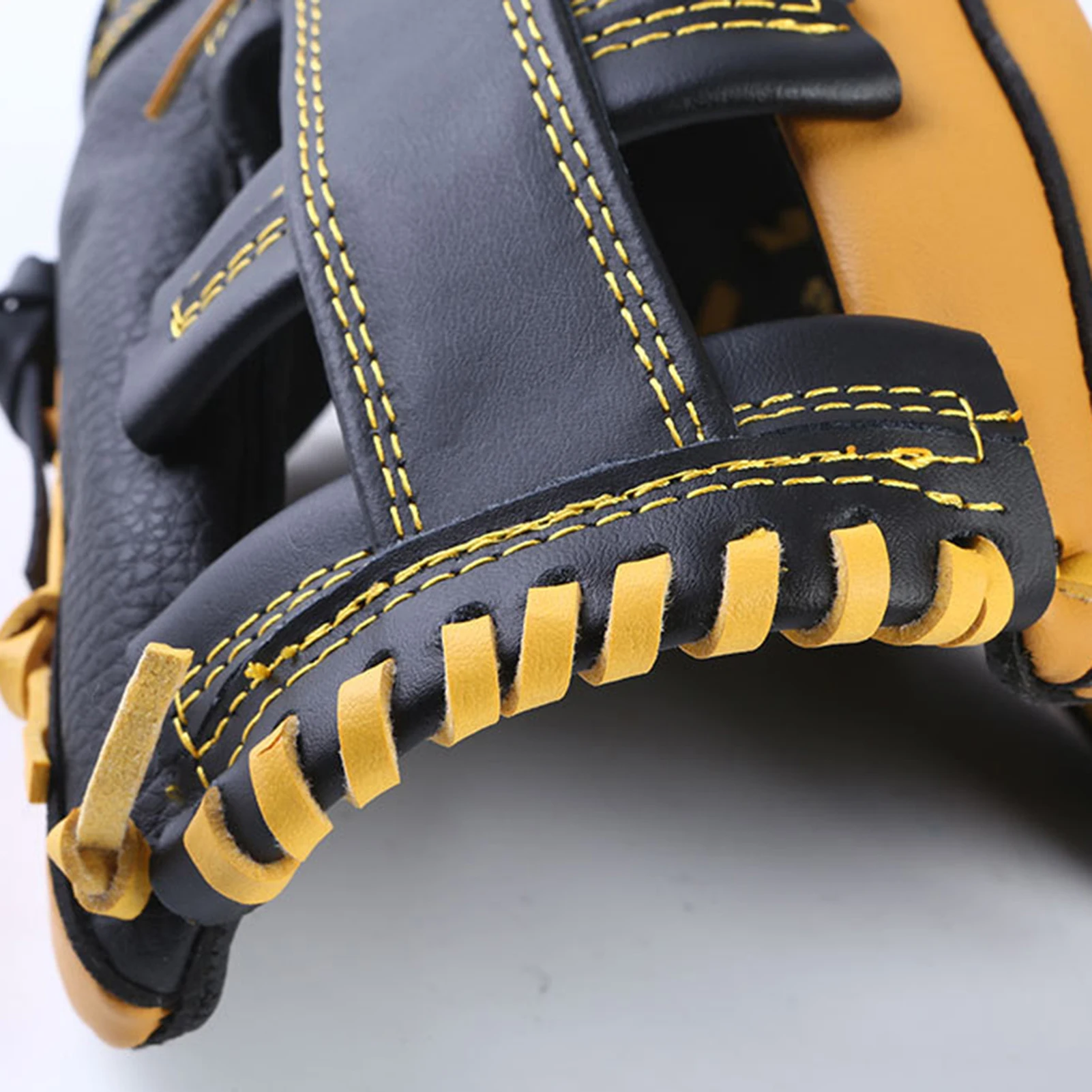 Newly Two-layer Cowhide Baseball Gloves Wicking Gloves Sports Sweat-absorbing Softball Gloves for Holiday Birthday Gift