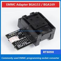 EMMC Adapter BGA153 BGA169 Burning Seats RTBGA169-01 Socket for RT809H Programmer Mobile Car