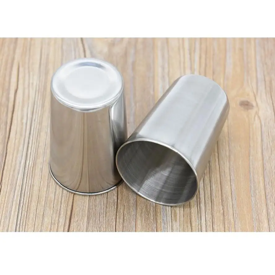 1 Pcs Fashionable 180ml/300ml Stainless Steel Cup For Water Beer Coffee And Tea Portable And Practical