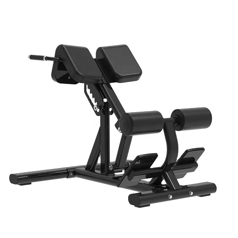 

Wholesale Gym Equipment Adjustable Roman Chair Hyperextension Machine for Lower Back Training Custom Logo Foldable Bench