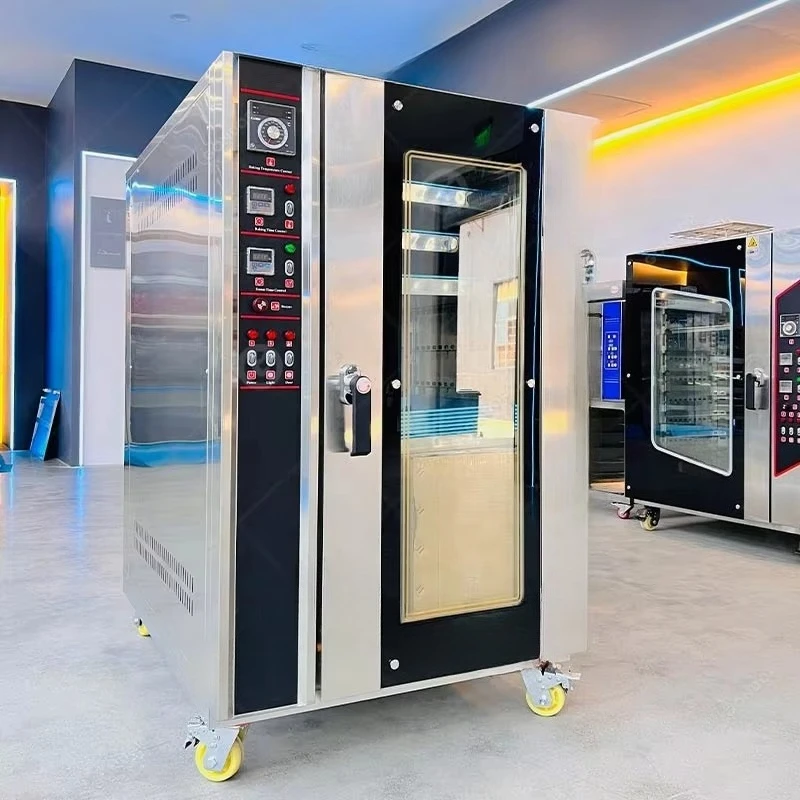 Gas Electric Price Stainless Steel Hot Air Commercial Pastry Industry Convection Oven with Digital Controls