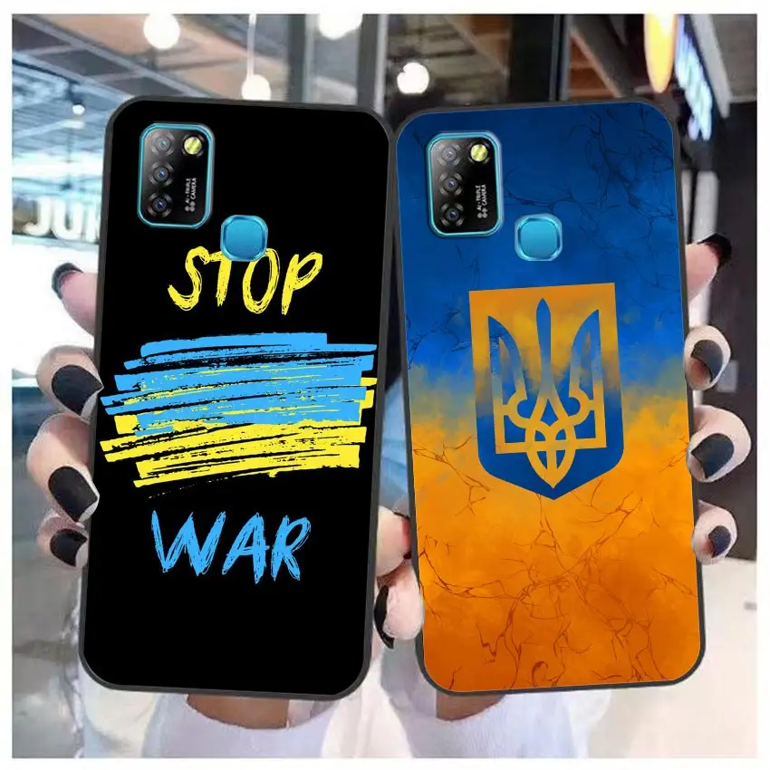 Flag Of U-Ukraine Phone Case For Infinix CAMON 19 16 ZERO 30 X NEO 20 8 POVA 5 4 2 NOTE 30 12 G96 11 10 8 Case Funda Shell Capa