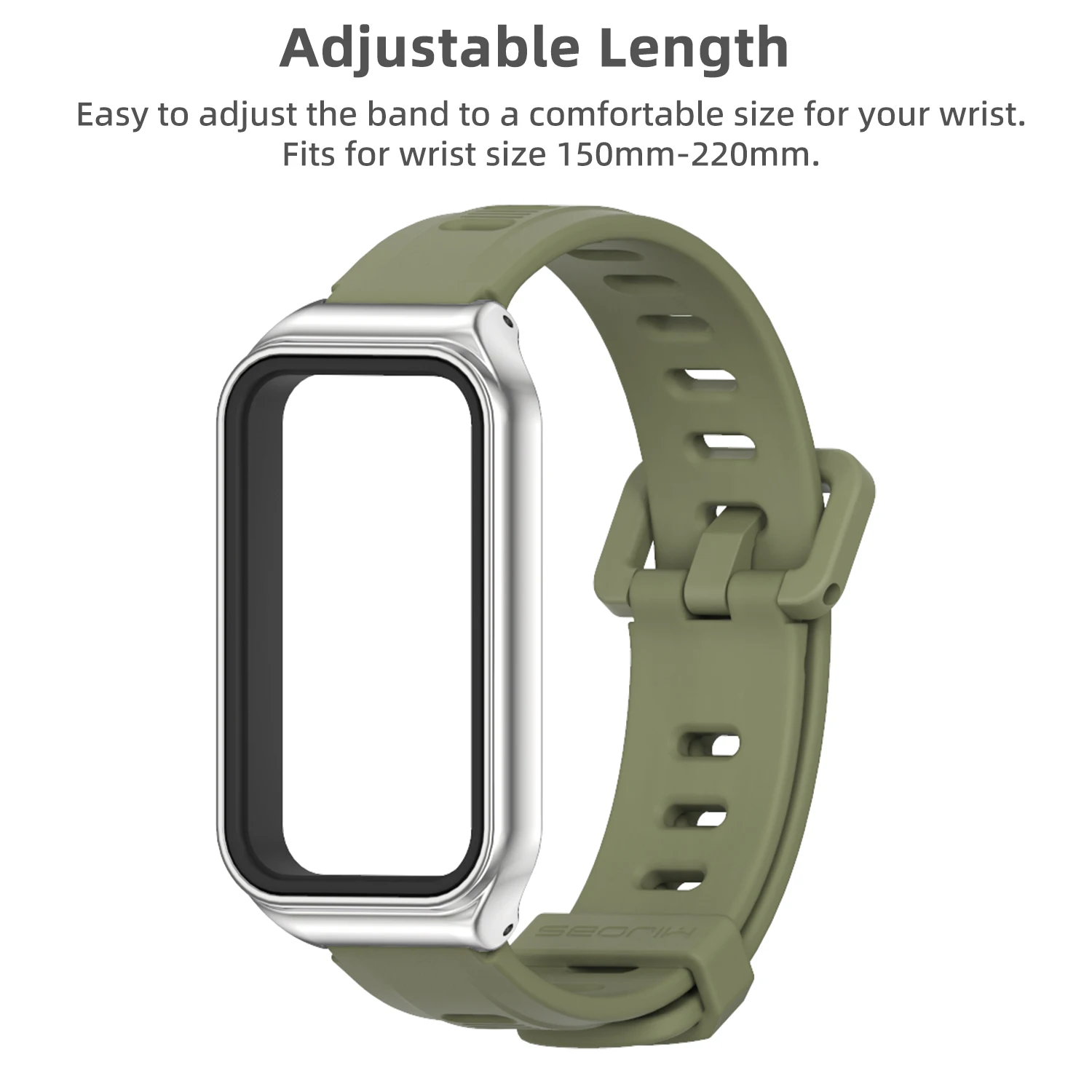 Strap For Amazfit Band 7 Smart Watch Silicone Band For Amazfit 7 Band Strap Bracelet Waterproof Replacement Watchband