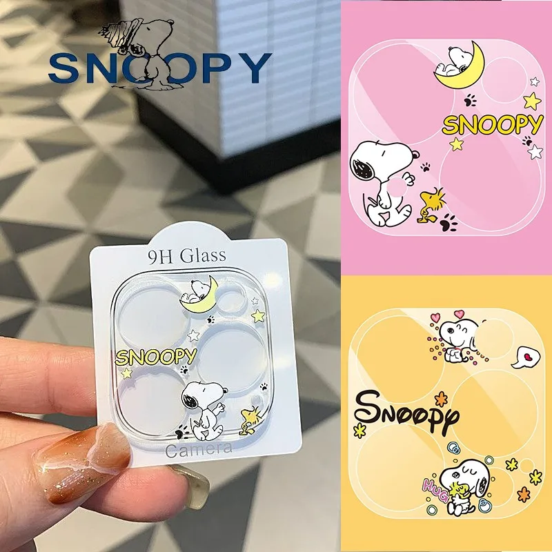 

Cute Snoopy Cartoon Lens Film Fashion Creative for IPhone15/14/13/promax/pro Camera Anti-scratch Full Package Protective Film