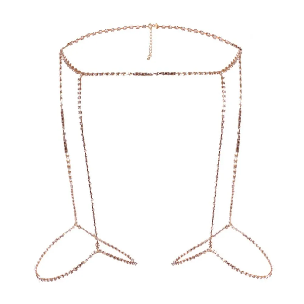 Luxury Party Crystal Thigh Garters Leg Chain Sexy Bling Rhinestone Legged Waist Chain Belly for Women Bikini Body Jewelry Gift