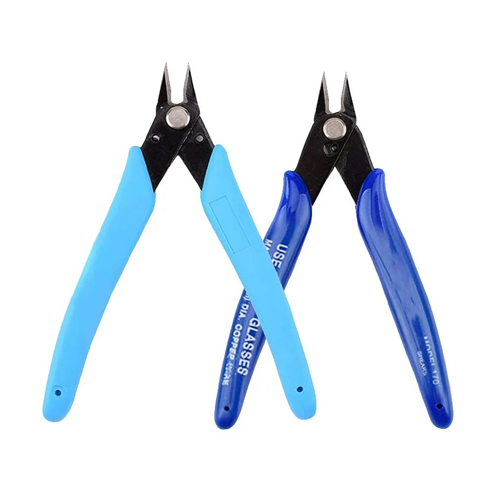 

170 170II Pliers Multi Functional Tools Electrical Wire Cable Cutters Cutting Side Snips Flush Stainless Steel Nipper Hand Tools