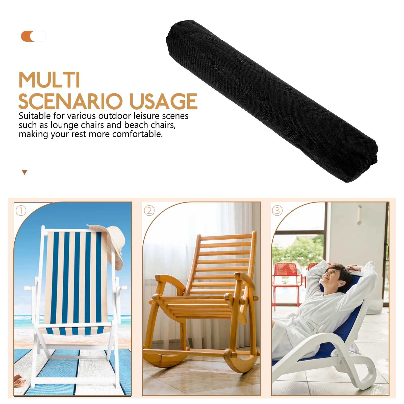 

Durable Chair Foot Cushion Outdoor Patio Lounge Replacement Pad Practical Stylish Accessory Easy Install Travel Friendly