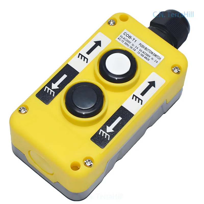 Hydraulic Tailgate Control Button Box COB-T1 T2 for Truck Lift Switch Motor Loading Unloading