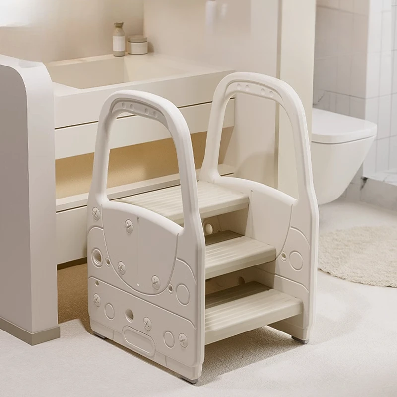 

Multifunctional Ladder Folding Stairs Home Kitchen Small Car Wash Ladder Metal Decorative Simple Kids Sedie Steps Household