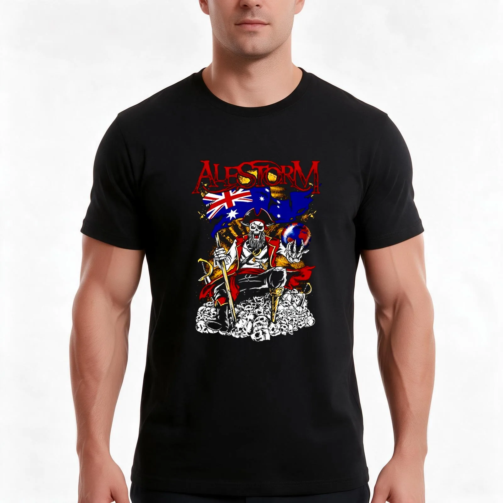 wakwaww US 61 alestorm best selling T-Shirt Summer Casual Cotton Tee Oversized Streetwear Tops Vintage Graphic Print
