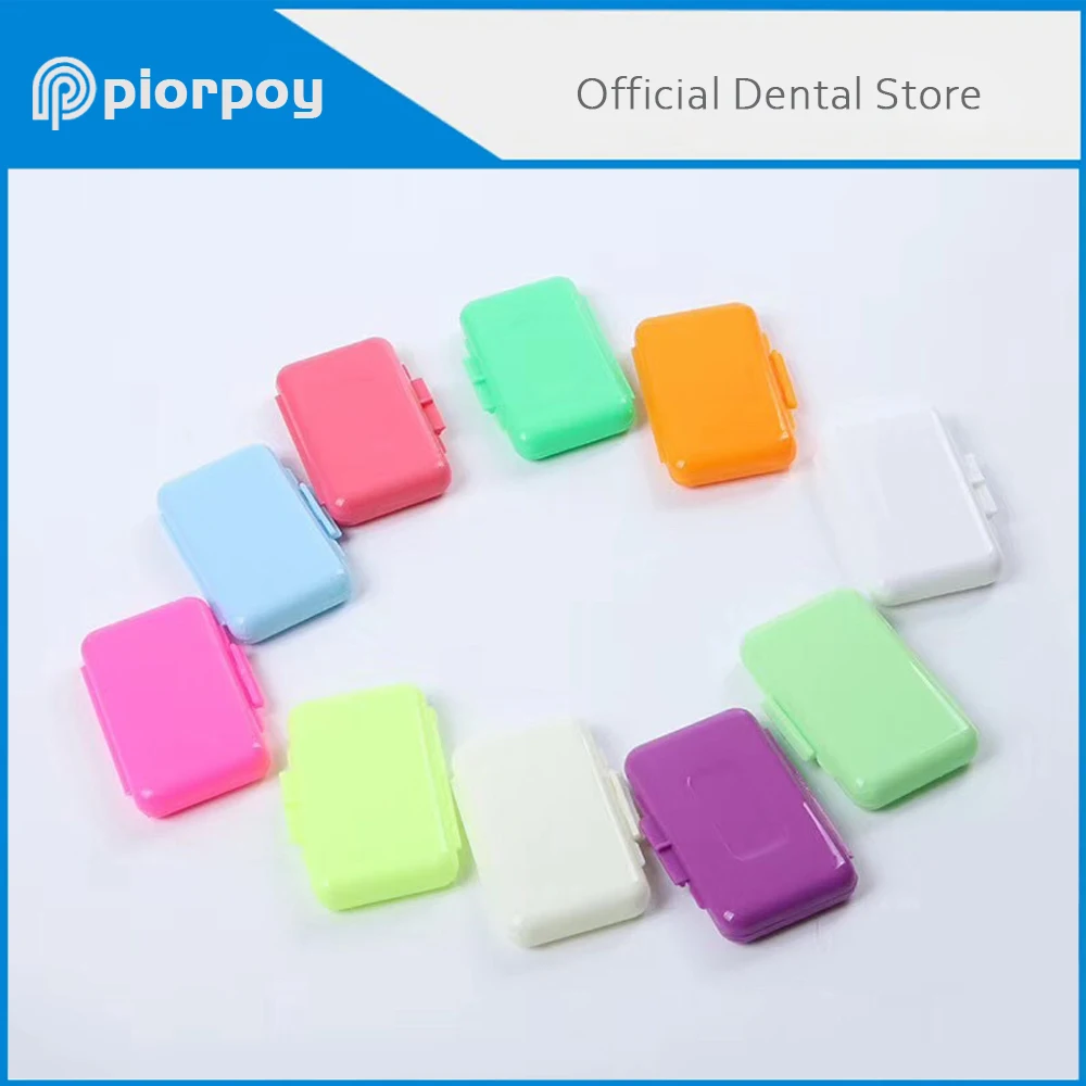 PIORPOY 10 Boxes Orthodontic Wax Oral Hygiene Tools Teeth Whitening Wax Sticks Braces Protection Against Damage Mixed Flavor