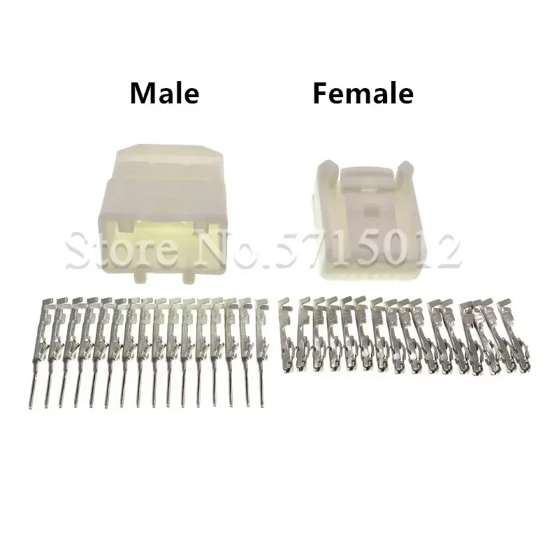 16 Hole Female Male Automotive Connector 1473796-1 1318386-1 Wire Electrical Socket