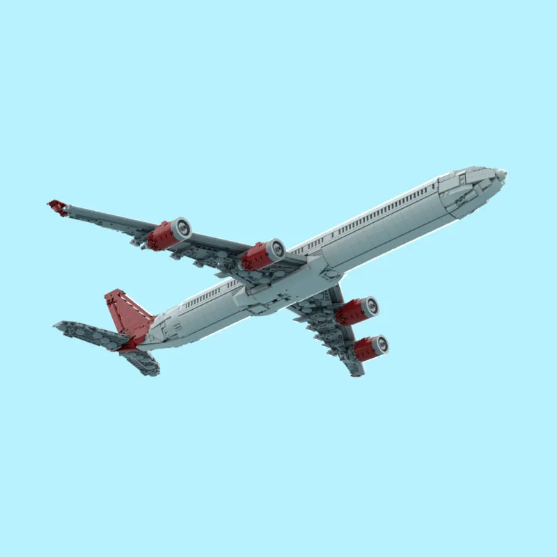 Squisito Nuovo Prodotto MOC Building Blocks Modello di Aviazione Airbus A340-600 Tecnologia Modulare Giocattolo Per Bambini Regalo Set di Assemblaggio FAI DA TE