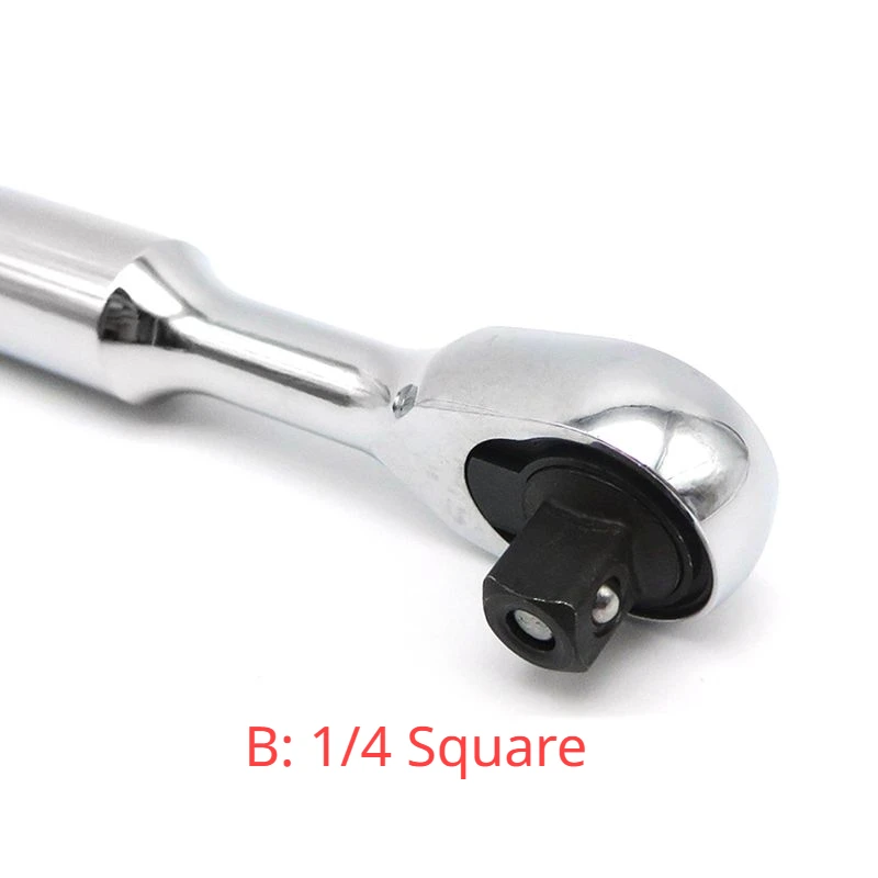 Clé à Cliquet EJ.LIFE - Double Extrémité 72 Dents - Acier CHROME-vanadium - Anti-dérapant