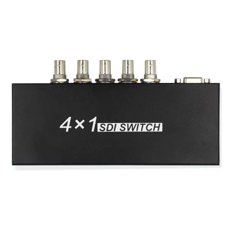 SDI スイッチ 4x1 3G HD SD 4 チャンネル SDI 信号から 1SDI スイッチャーサポート 1080p 分配エクステンダー プロジェクター モニター カメラ用