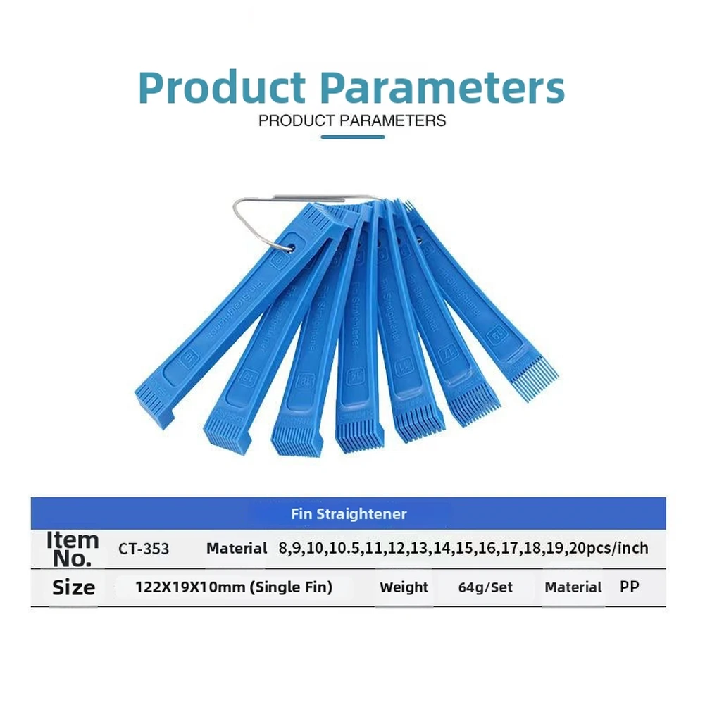 Condenser Fin Brush for Portable AC Systems Radiators and Oil Coolers to Prevent Airflow Restriction and Overheating