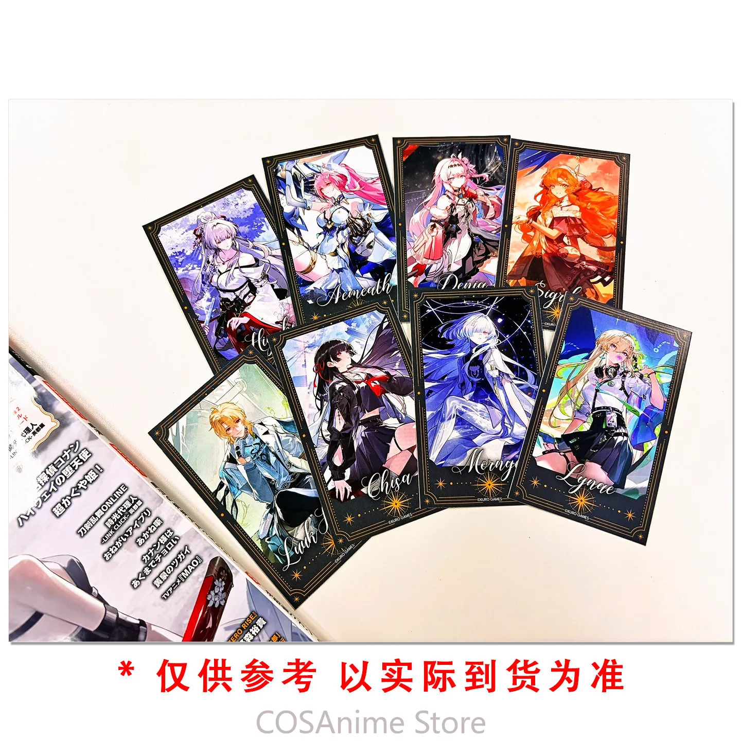 Official Wuthering Waves ‌Hiyuki Rover Cartoon Game Cosplay Japanese June Comic Magazine Journal Popteen Supplement Xmas Gift