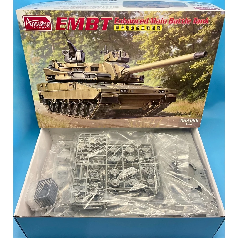 Amusing 35A066 1:35 Scale EMBT Enhanced Main Battle Tank ‌MBT Vehicle  Plastic Assembly Model Building Kit