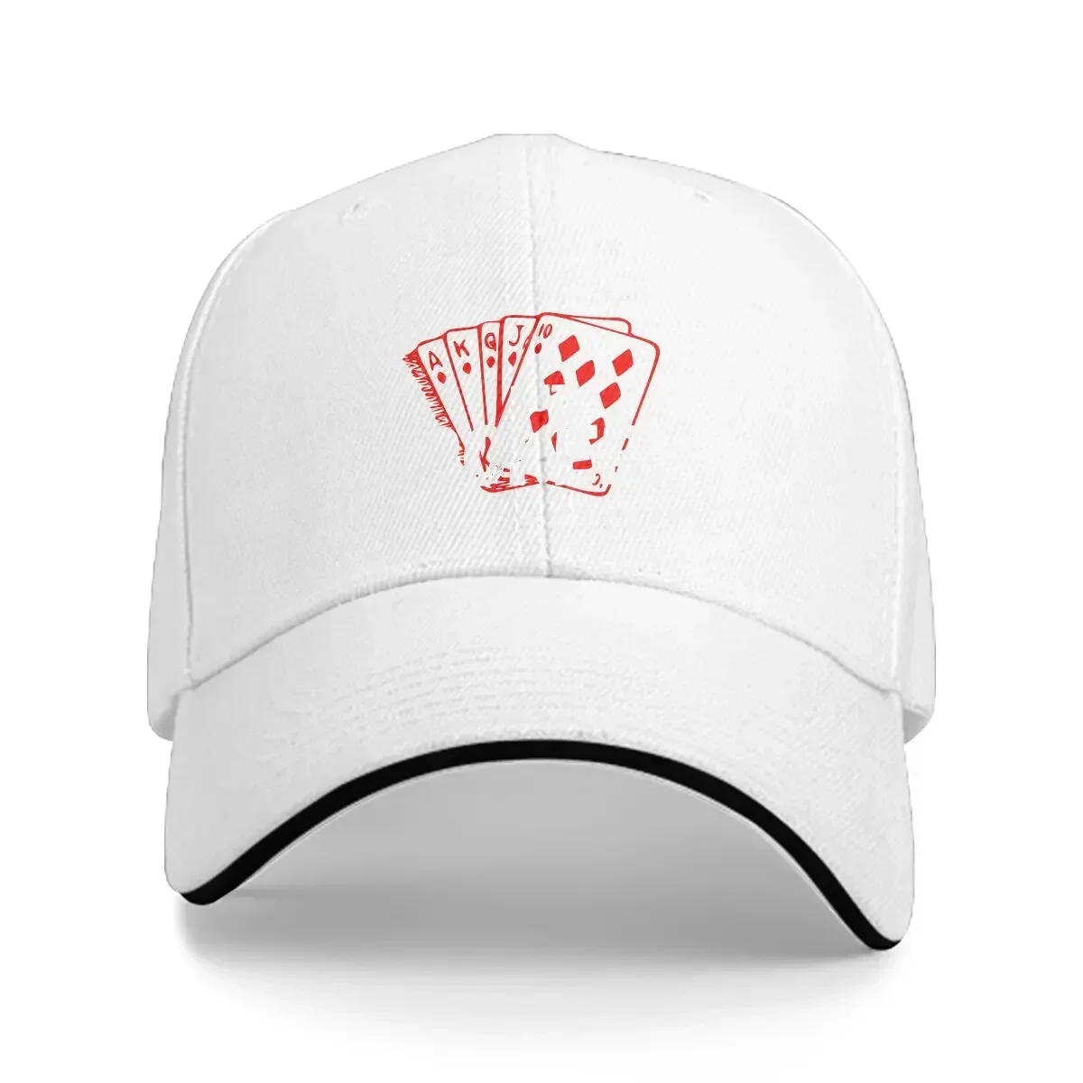 Washed Men's Baseball Cap Education is Important But Poker is Importanter Trucker Snapback Caps Dad Hat Poker Hats