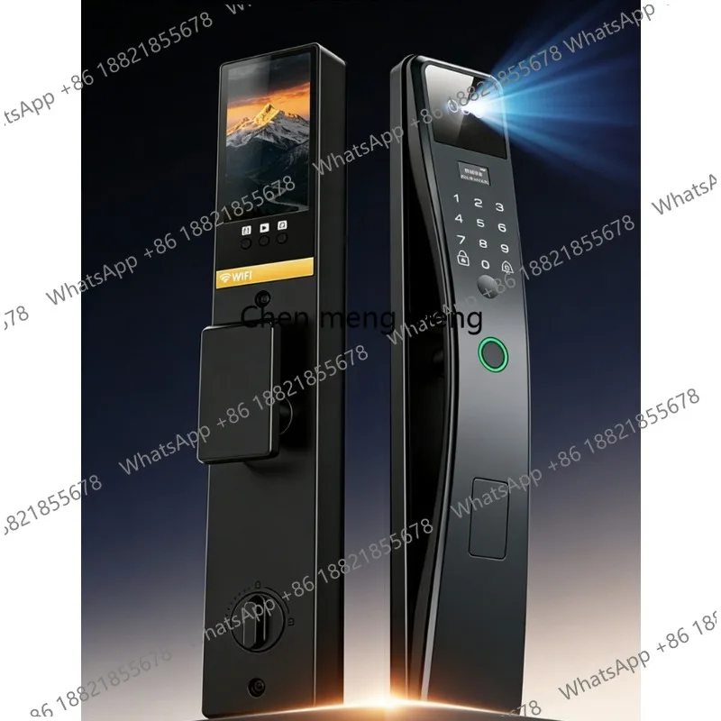 Smart, fingerprint password lock entry door New home automatic smart door lock