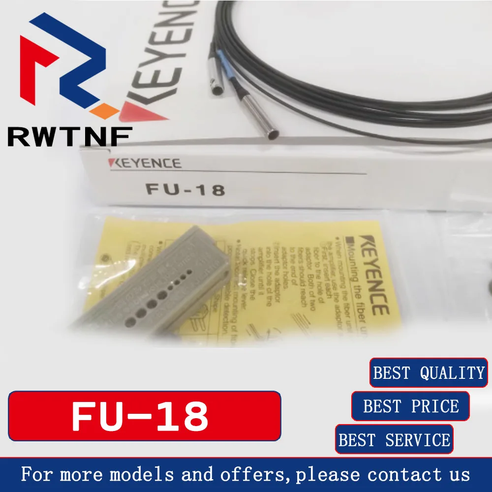 Brand New Genuine FU-18 KEYENCE side-facing 2M Digital Optical fiber sensor, 100% original warehouse stock