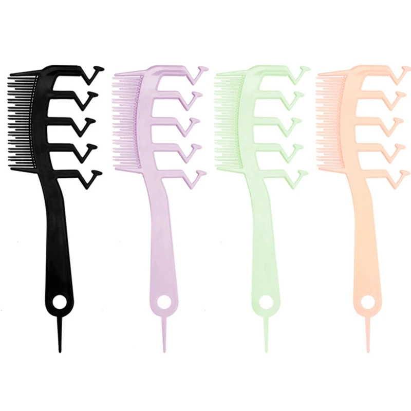 

Z-shaped Hair Seam Comb Bangs Combs Styling Hair Root Top Hairdressing Tool for Women and Men