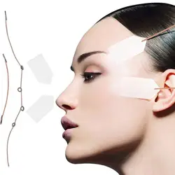 40Pcs/Set Instant Invisible Face Stickers Neck Eye Double Chin Lift V-Shape Refill Tapes Thin Makeup Facelifting Patch Adhesives