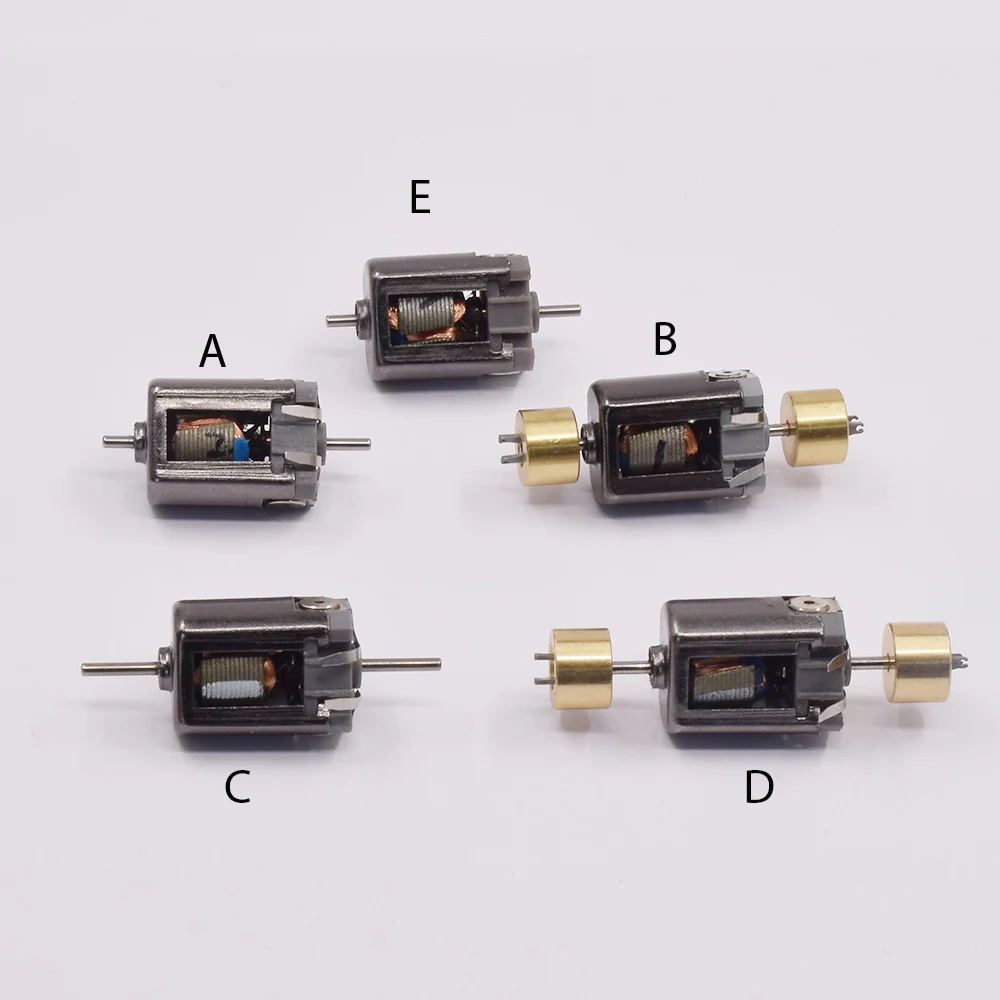 Micro Mini 10mm*15mm Electric Motor DC 6V-12V 26800RPM High Speed 1.5mm Dual Shaft for RC N-Scale HO Slot Car Rail Model view 2