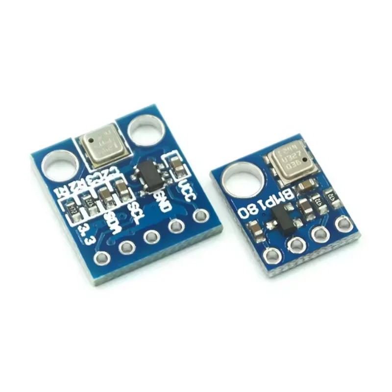 GY‑68 BMP180 High‑Precision Barometric Pressure and Temperature Sensor I2C Digital Module Compatible with BMP085,Arduino,ESP32