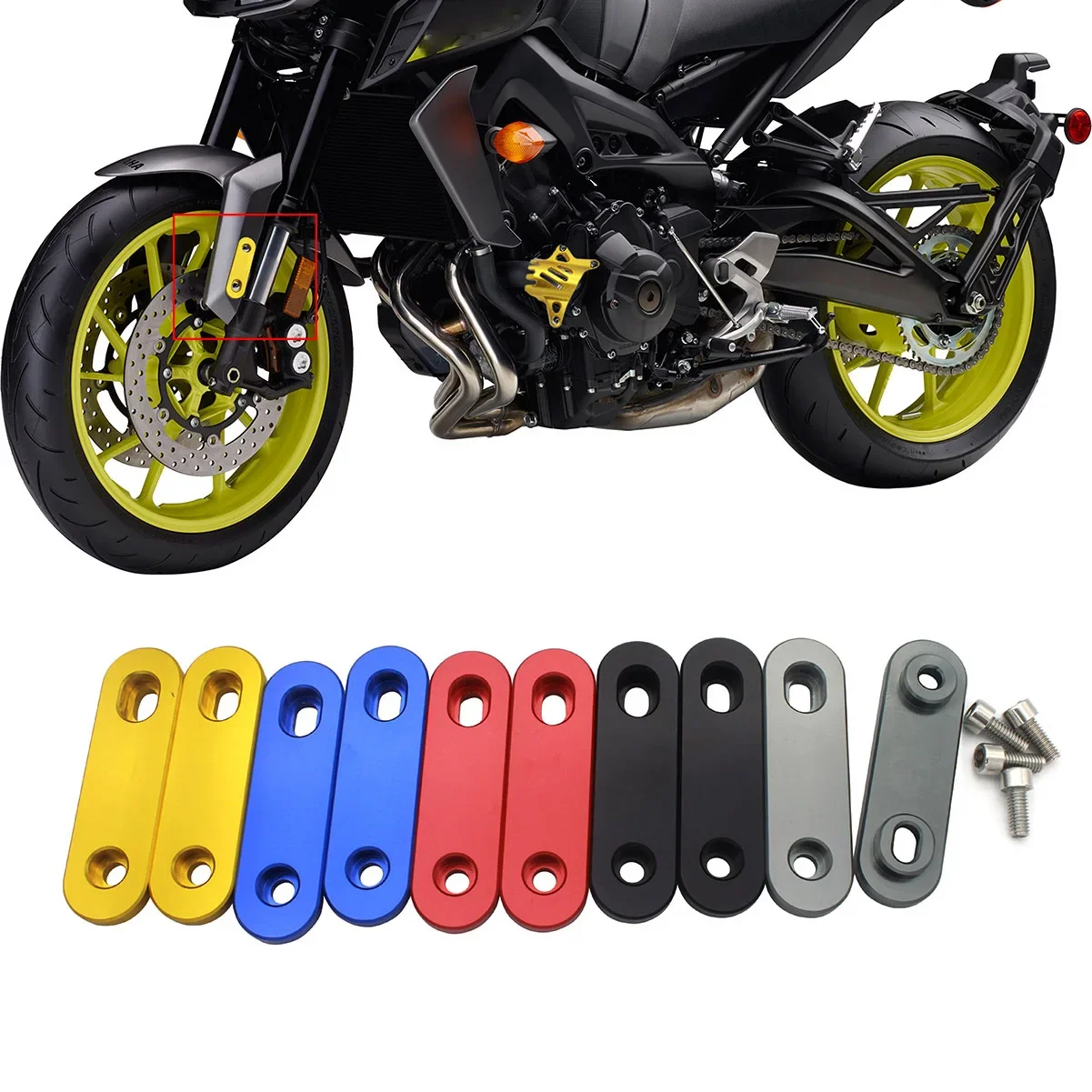 

Semspeed Motorcycle Fender Trim Cover Front Fender Decorative Cover For Yamaha R3 R25 MT25 MT03 MT15 R15 V3 2014-2020 2021 2022