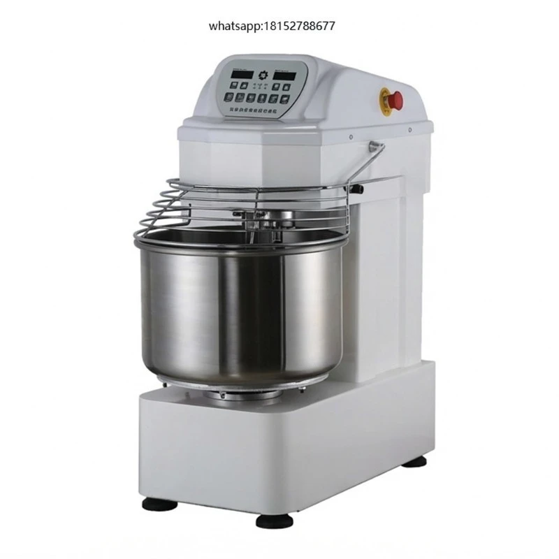 Professional Commercial Kitchen Bakery Equipment Electric Dough Mixer High Speed Stainless Steel 1500W Flour Mill Nuts Fruit