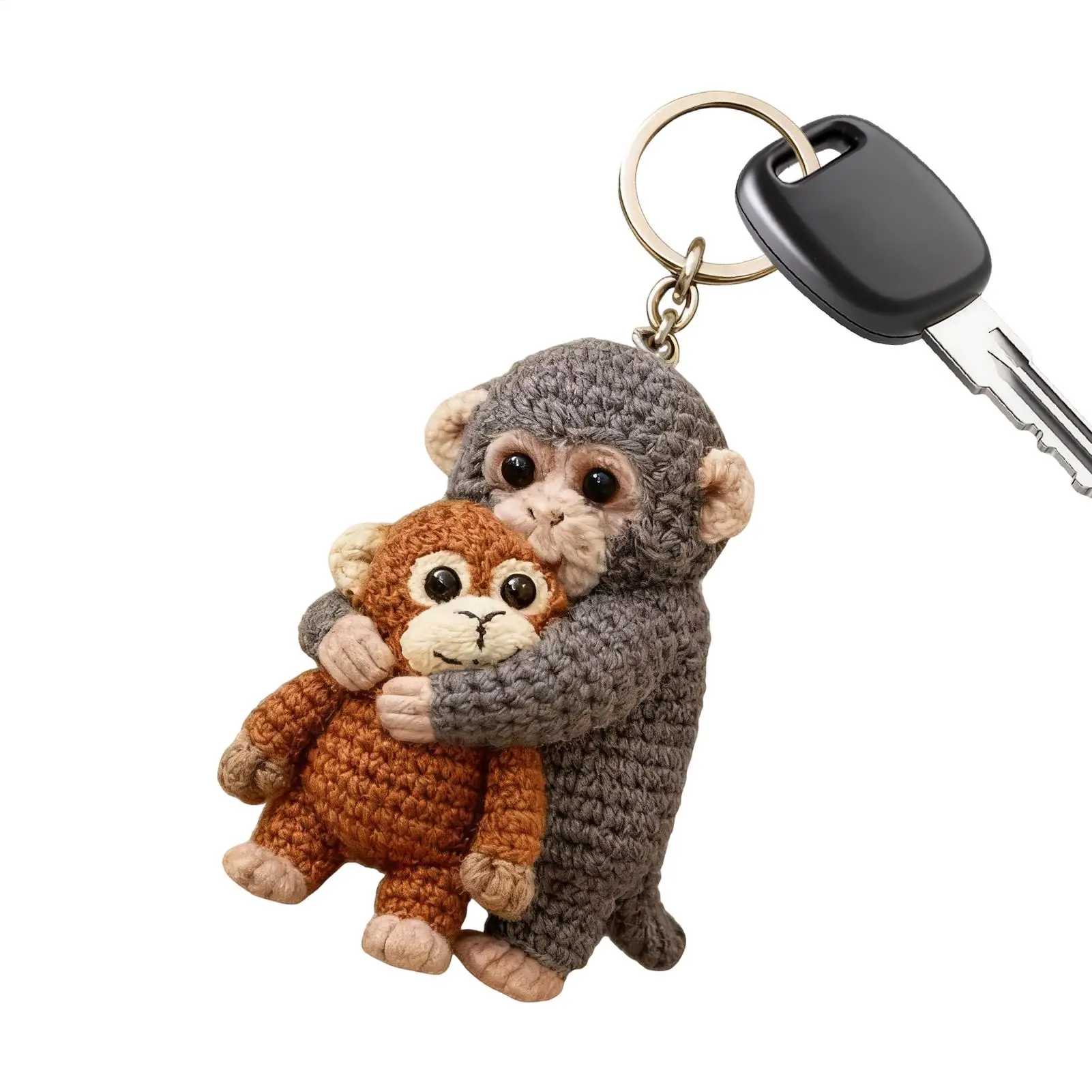 

Брелок-обезьянка: забавный дизайн, милый брелок для ключей от машины, для коллекции, подарка, сумки, рюкзака, путешествий