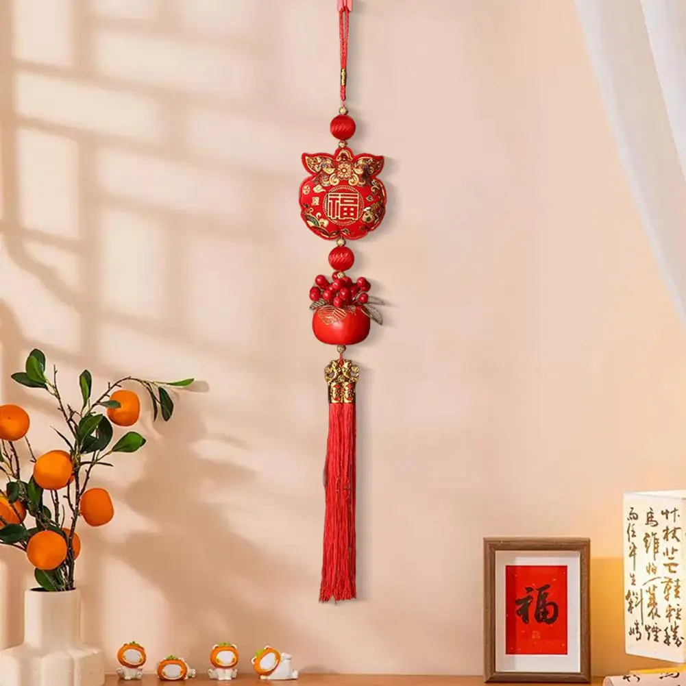 Eye-catching Party Supplies Decorative Party Garlands Chinese New Year Snake Tassel Ornament Bell Hanging for Home for 2025