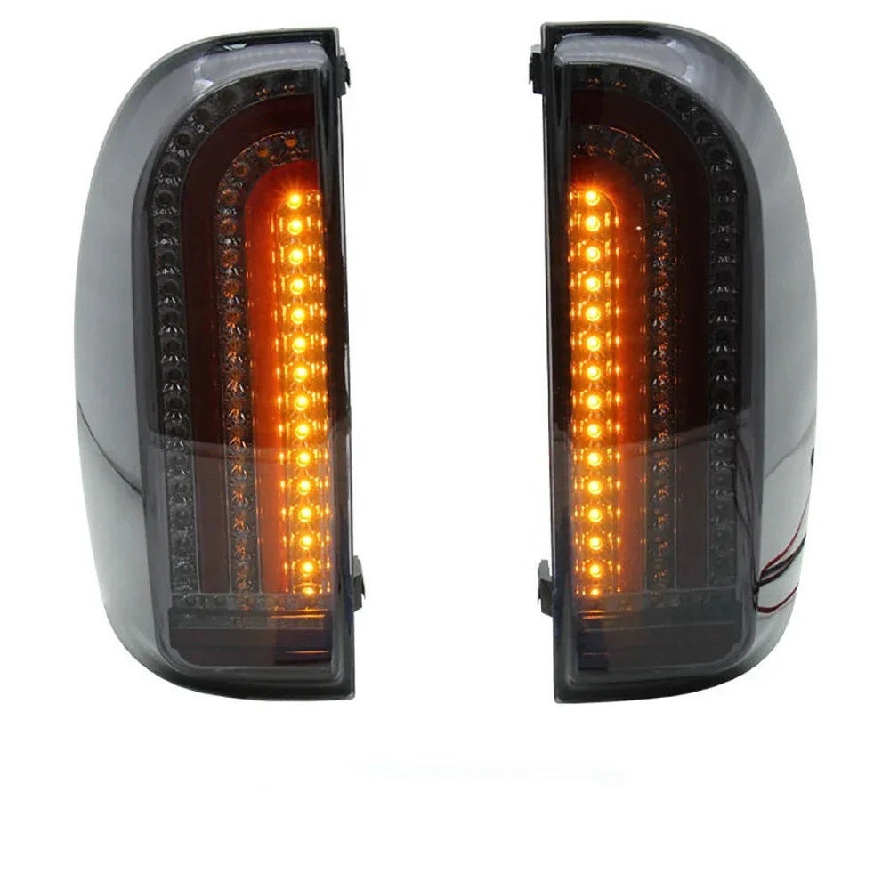 عدسة دخان متتابعة LED أضواء خلفية سوداء لـ 05-15 تاكوما