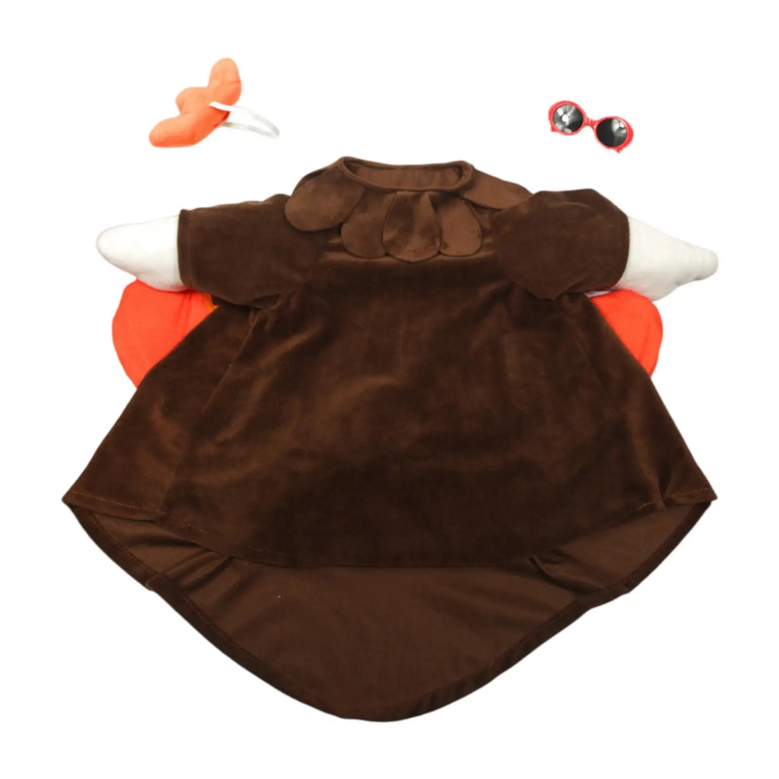 Holiday Pouch Goose Costume, Thanksgiving Pouch Clothes for 23 Inch Goose,